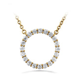 Hearts On Fire Signature Circle Diamond Pendant - Dracakis Jewellers